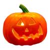 Halloween Pumpkin Lamp Spooky Light Up Pumpkin Figurine Glowing Decorative Pumpkin with LED Light for Haunted House Halloween Home Garden Decor