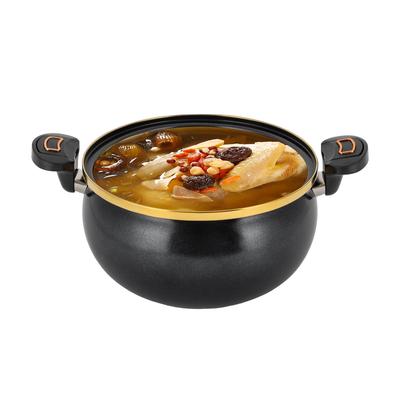 Pressure Cooker Maifan Stone Soup Pot Pumpkin Shaped Non-Stick Pot 8L Multi-Function Micro Pressure Cooking Pot Gas Stove/Open