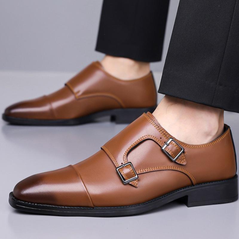 Luxury Dress Shoes for Men High Quality Handmade Leather Shoes Classic Business Casual Formal Shoes Men Wedding Leather Footwear