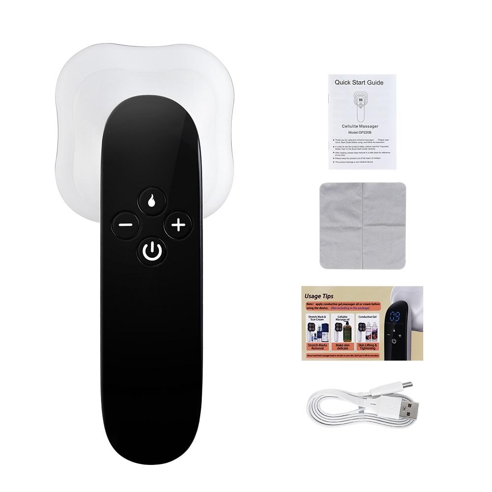 

10 Gear Intensity Electric Fat Remover Body Massager EMS Microcurrent Cellulite Remover Massager For back Arms Waist Abdomen белый