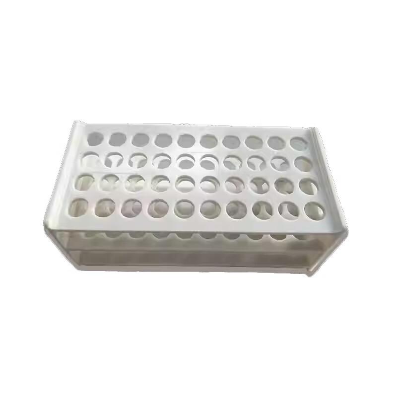 Huachuan PP Polypropylene 30-Hole Tube Rack
