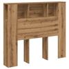 VidaXL Headboard Cabinet Artisan Oak 120x19x104.5 Cm, Headboard, Bedroom Cabinet, Headboard 856879