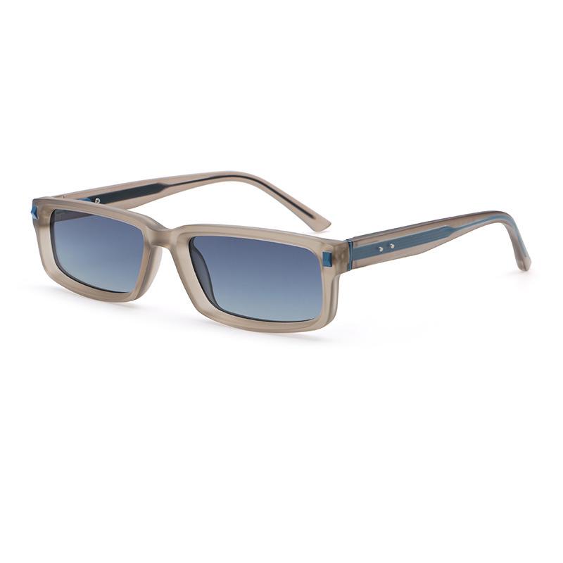 Retro Frosted Square Frame Sunglasses - Unisex European American Style, UV Protection