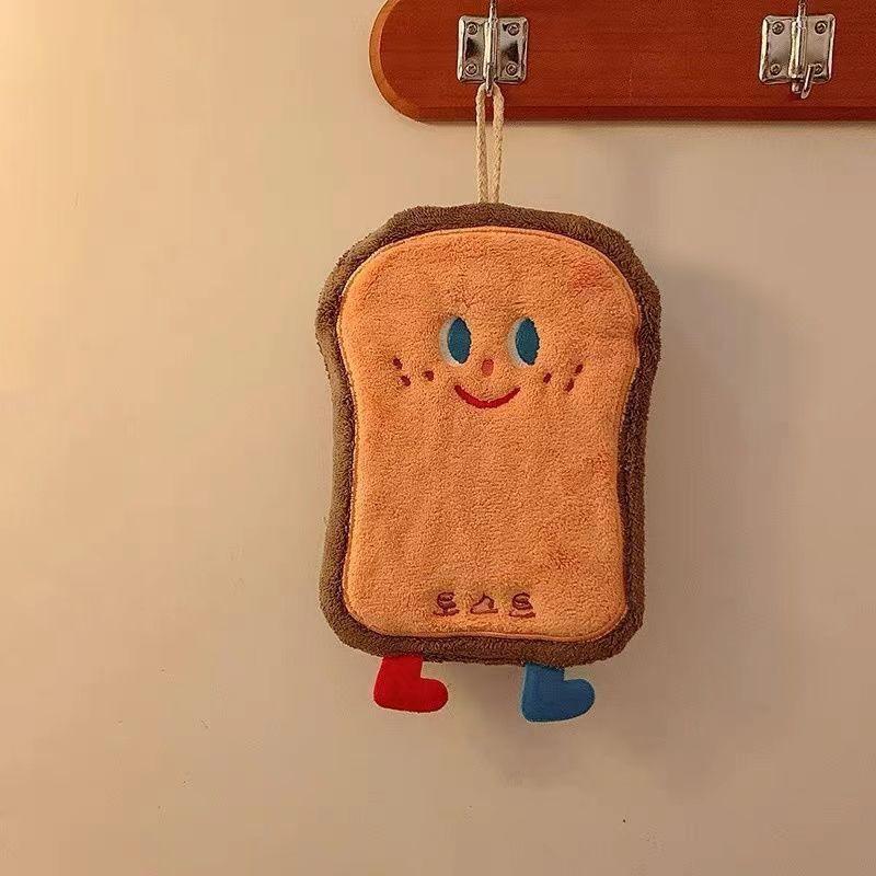 Cute Cartoon Cross-Border Thickened Hand Towel for Bathroom and Kitchen