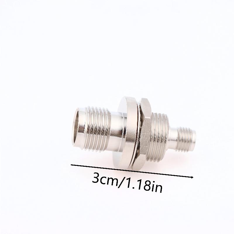 

TNC/SMA-KKY-3 TNC To SMA Female Adapter Bulkhead Mount Connector TNC Female To SMA Female Jack RF Coaxial Adapter