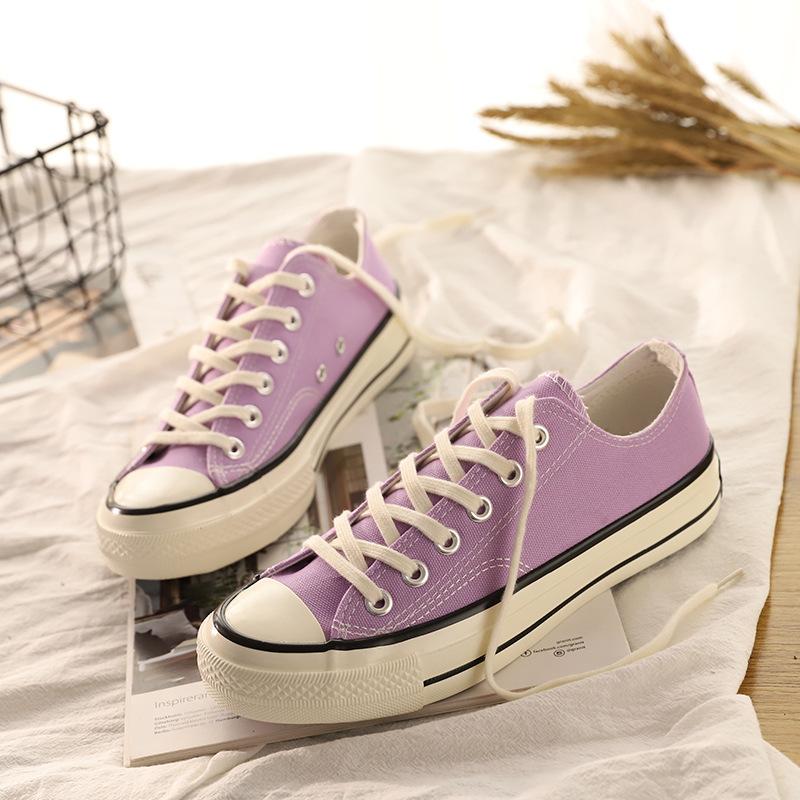 

Светло-фиолетовые парусиновые туфли обувь повседневная обувь 18 40