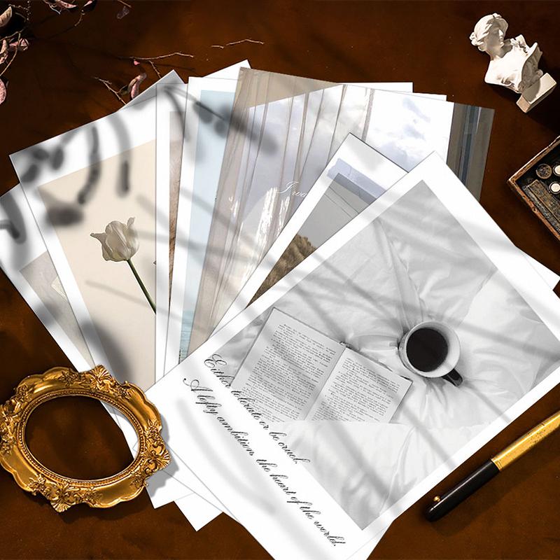 10KS Fototapeta na stenu Estetika Maľba Kreatívne fotografické rekvizity Severská umelecká atmosféra Pohľadnice Dekoratívna karta