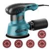 Electric Random Orbit Rotation Automatic Dust Velcro 125mm Includes and P60 Japanese Instruction Paint Rust and Waxing Sander, 6-Speed Control,