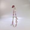 Y2K Silver Phone Lanyard Sweet Girl Beads Phone Chain Cell Phone Strap  Bracelet Keychain