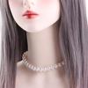 White Pearl Fashion Jewelry Choker Clavicle Chains Korean Style Pearl Chokers Women Necklaces