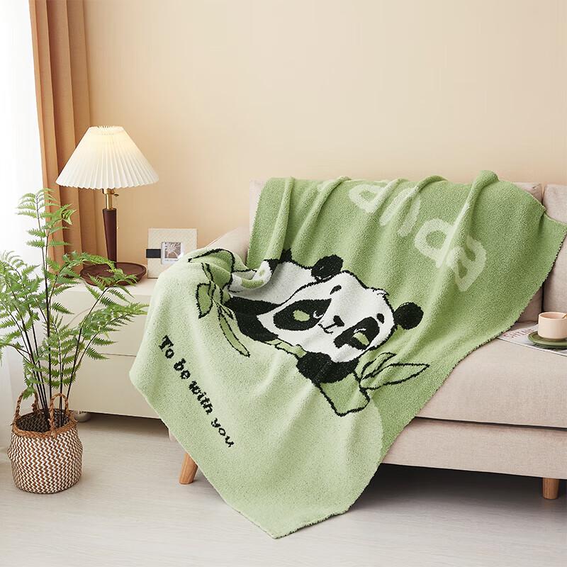Tangna Home Textiles Bamboo Friend Snowflake Velvet Jacquard Blanket