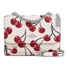 Cow Leather Shoulder Bag Small Women's White CY717-SVCAH