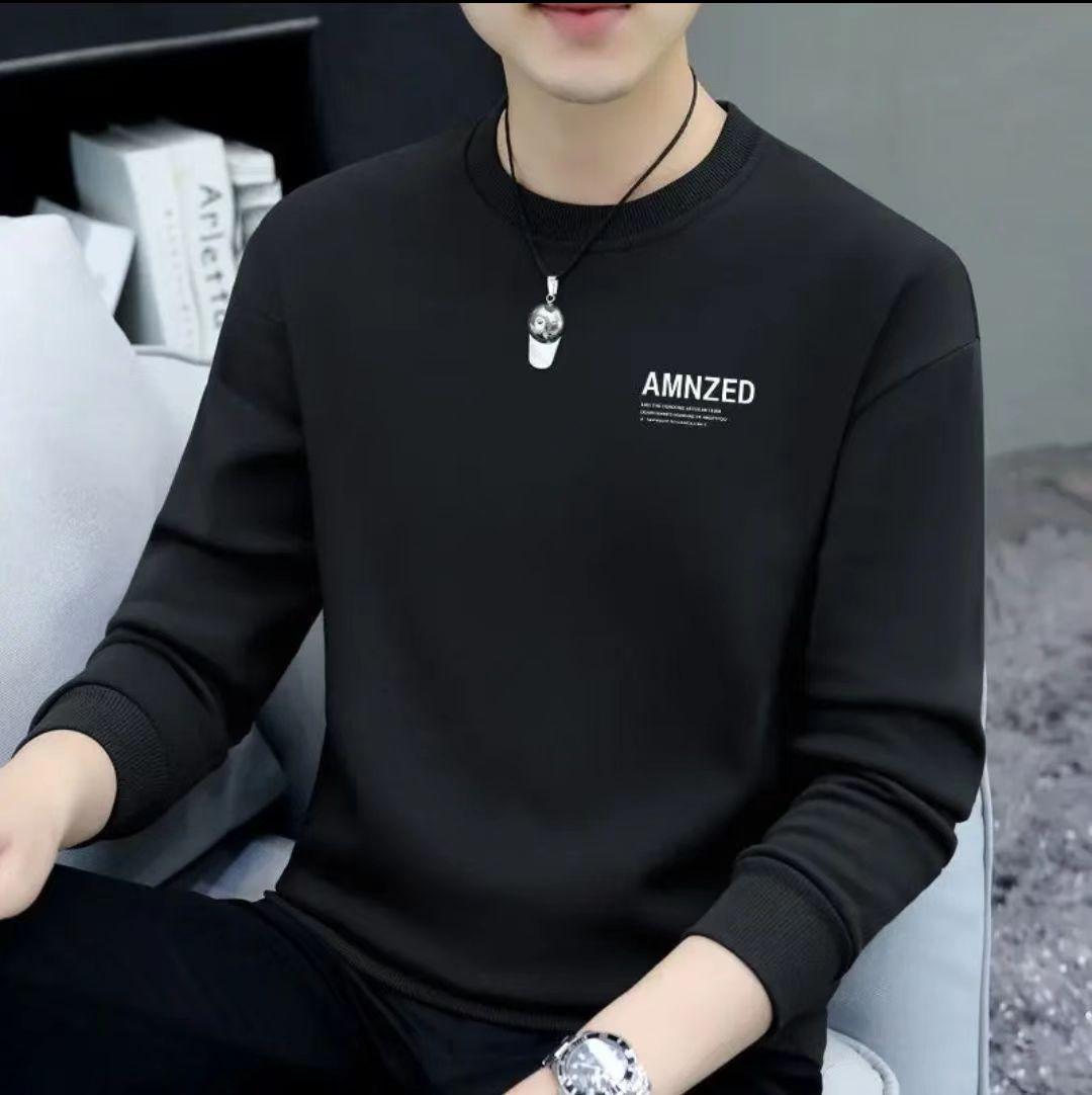 Men s Velvet-Lined Trendy Hoodie: Warm Long Sleeve for Autumn/Winter 4XL [180-200 lbs]
