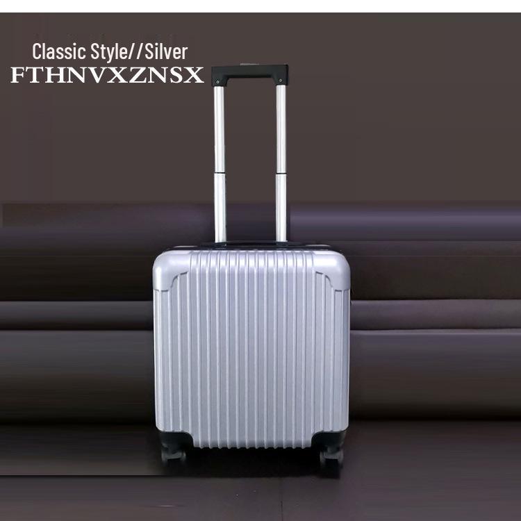 

18-дюймовый мини-чемодан на колесиках в корейском стиле с 20-дюймовыми универсальными колесами и кодовым замком. 18-inch