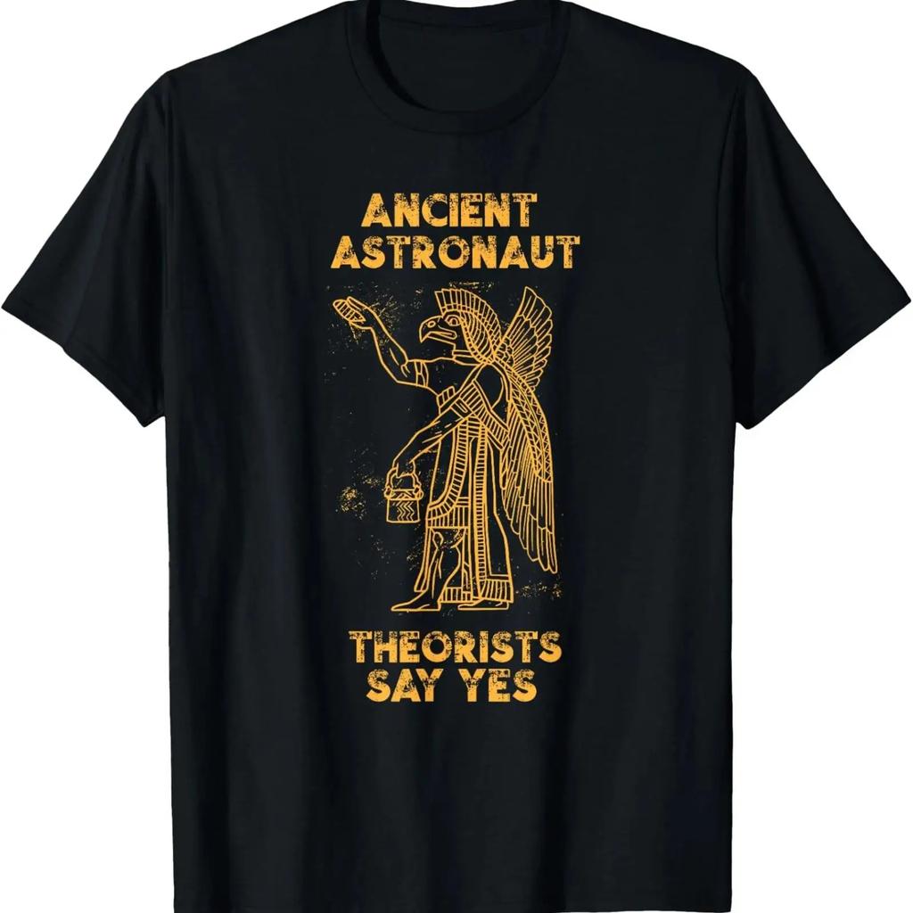 New Limited Anunnaki Ancient Astronaut Theorists Say Yes Sumerian Alien T Shirt Vintage Top For Everyday Wear Unisex