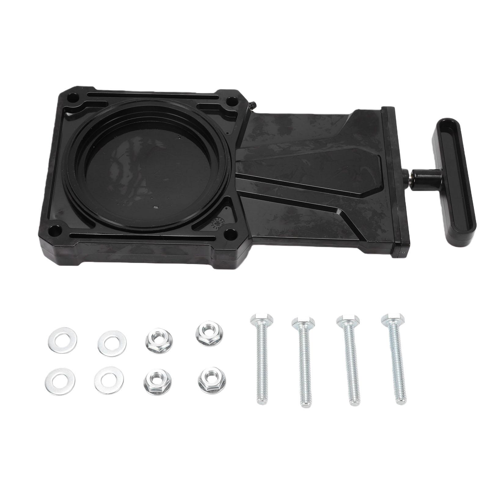 Tomtop Jms Black/Gray Rv Waste Gate Valve With Flow Control Handle Rv Waste Valve Fit For 3In Sewer Pipe