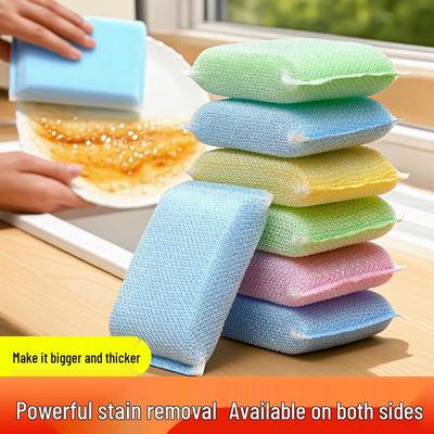 Extra Thick Durable Kitchen Sponge Scouring Pad for Dish and Pot Cleaning