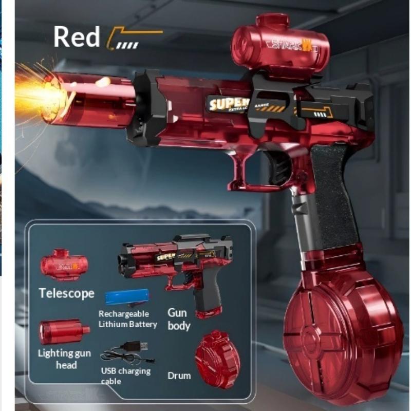 

Buy1take1 Electric Water Gun Toy Flame Effect High-pressure Rapid-Fire Large Capacity Christmas Gift 3