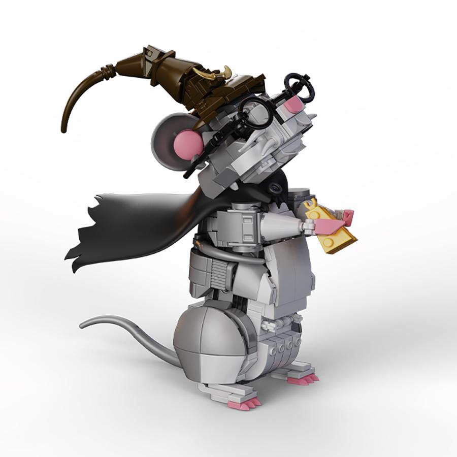 Non-Toxic New Magic Mouse Building Blocks Set Kids Toys Moc Bricks Game Models Figurine Decorations For Halloween Gifts