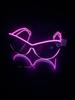 Wireless EL luminous glasses LED pixel sunglasses for disco KTV bar concert flash atmosphere online celebrity