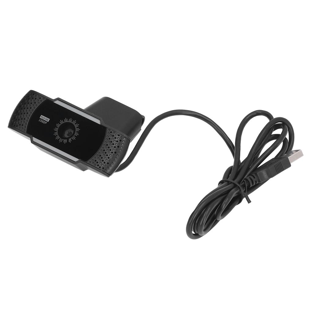 Computerkamera Mikrofon Automatische Rauschunterdrückung Full HD 1080P USB Stereo Webcam mit Drehbar