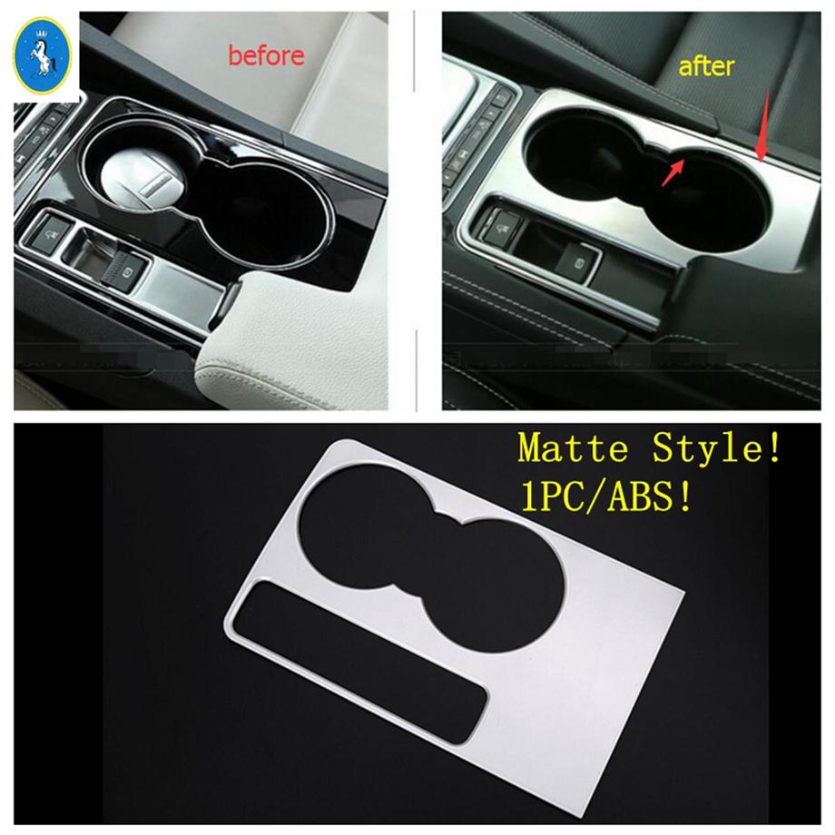 Matte Car Trunk Hook / Water Cup Holder / Window Lift  Decor Panel Cover Trim ABS Accessories For Jaguar F-Pace X761 2017 -