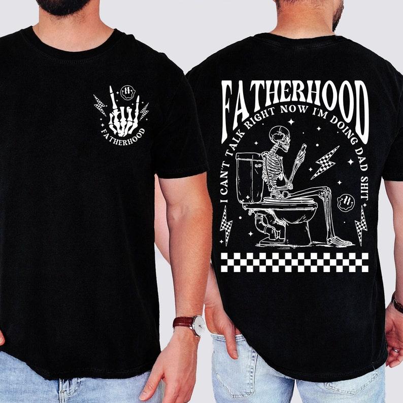 

Fatherhood Doing Dad Shit Funny Dad T Shirt Fathers Day Gift Summer Short Sleeve Polyester Men T Shirt Birthday Gifts Gothic Top 5XL різнокольоровий