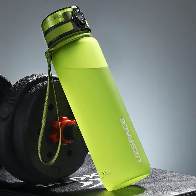 Sports Water Bottle Tritan Plastic Drink Bottle water BPA Free hydro flask Shaker Outdoor Travel Portable Leakproof Drinkware