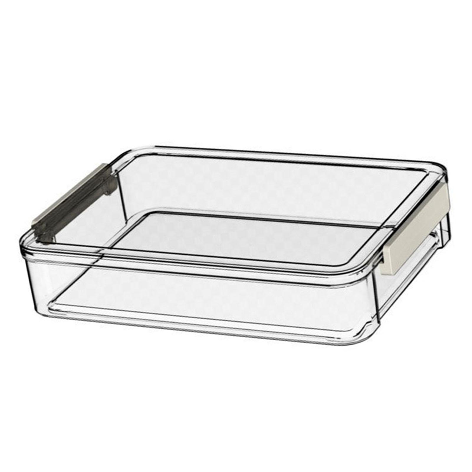 

A4 Paper Storage Box Durable Clear Document Organizer Project Box for Magazines Photos Stamps Envelopes Invoices Bills