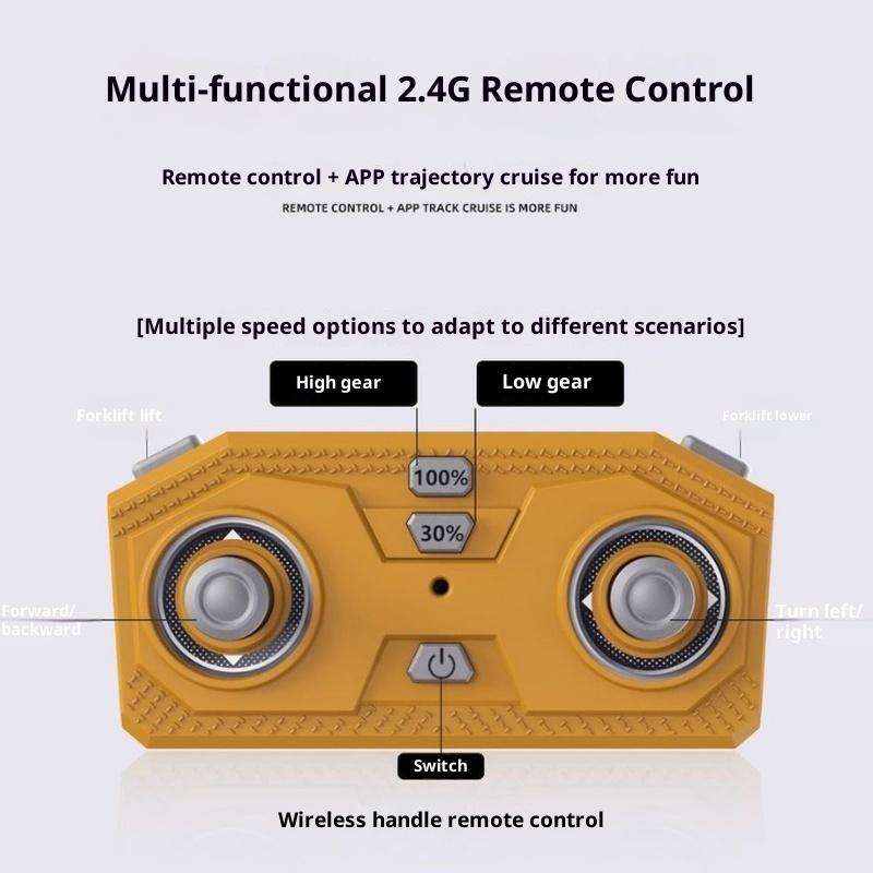 Latest 1:64 Mini Excavator Desktop Series 2.4g Mini Excavator Flip Truck Bluetooth Mobile App Control Bulldozer Remote Control