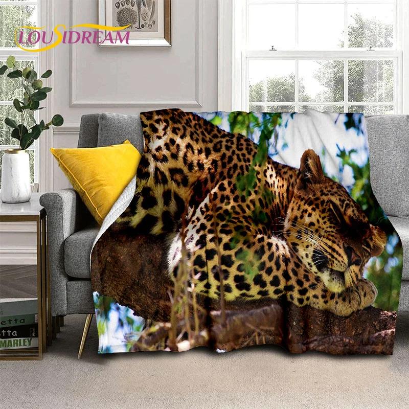 Animal Cartoon Leopard Cheetah Beast Fashion Blanket,Soft Throw Fashion Blanket for Home Bedroom Bed Sofa Picnic Travel Office Cover Fashion
