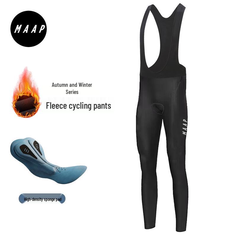 2024 Unisex Höst/Vinter Fleece Varma Cykelbyxor