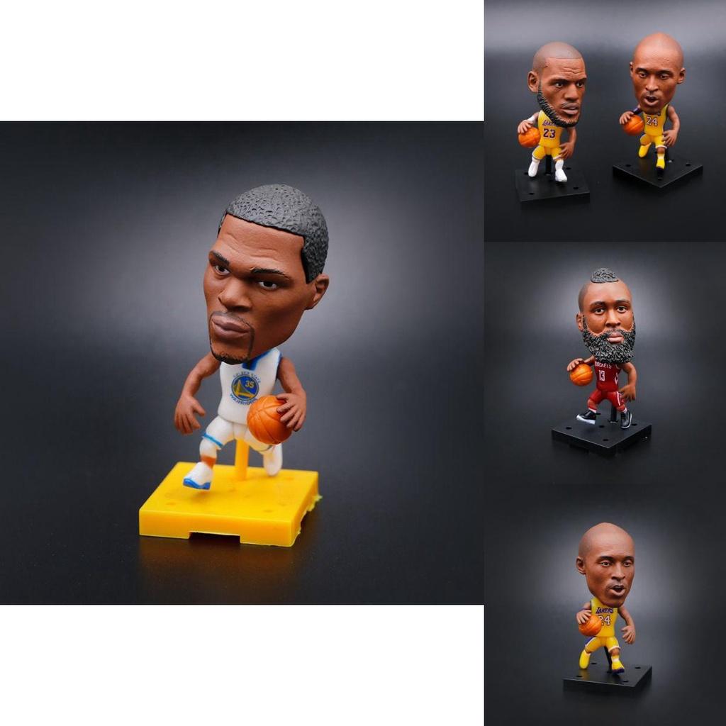 Figuras Brinquedos Kobe James Curry da NBA Feitos à Mão PVC Decoração Criativa para Casa