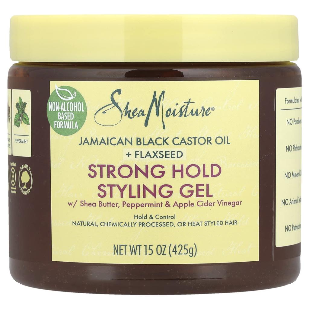 Stylinggel med sterkt hold, Sheasmør, Peppermynte og Eplesidereddik, 425G(15 oz)