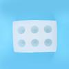 Small Column Candle Resin Mold DIY Cake Baking Decor 6-Cavity Mini Candle Moulds