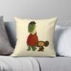 Gena The Crocodile Cheburashka Pillowcase Polyester Linen Velvet Creative Zip Decor Sofa Cushion Cover 45x45