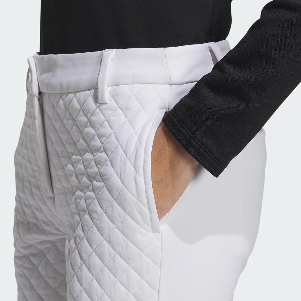 adidas Einfarbige High Waist Slim Fit Freizeithose Damen Unterteile Weiß HY0864