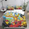 Set Biancheria da Letto Anime Wobbly Life Ragazzi Ragazze Singolo/Matrimoniale/Queen Size Copripiumino Federa Letto Bambini Adulti Set 3 pezzi