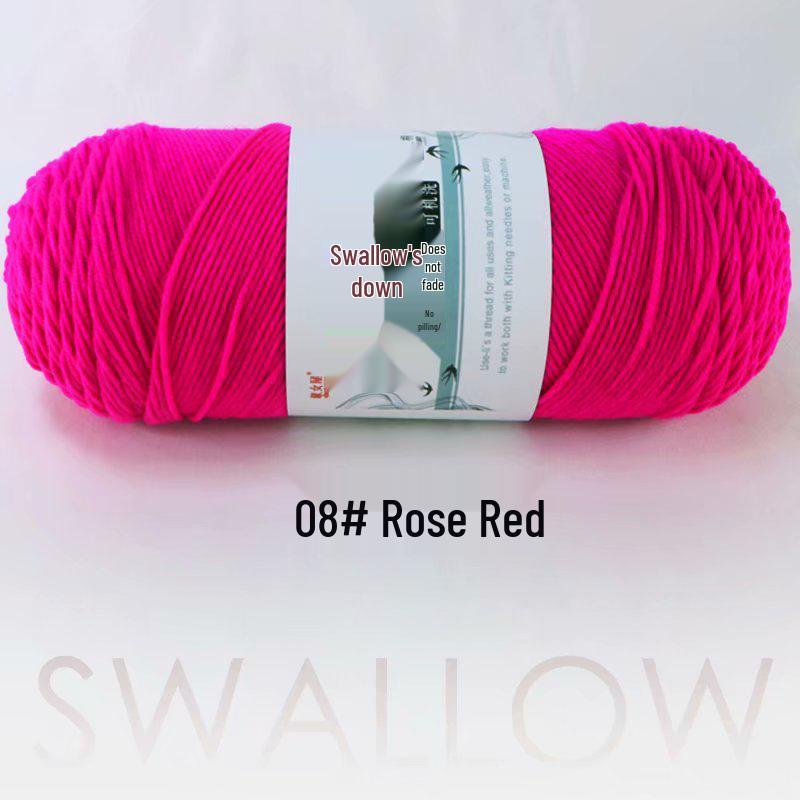 4 Liang Five-Strand Yarn: Cotton-Wool Medium-Thick Knitting Yarn for DIY Scarves and Shawls
