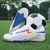 Kids Youth Adult Soccer Cleats TPR Sole Lightweight Football Shoes Grass Turf Track Training