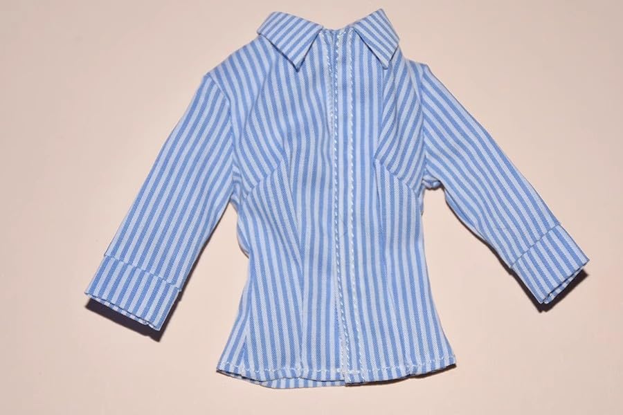 Hobby Toy Scale Figure Compatible with TBLeague Standard Body GS Office Blue and White Slim Fit Shirt and Skirt Not [TOYBARJAPAN] 1/6 Body, Type,