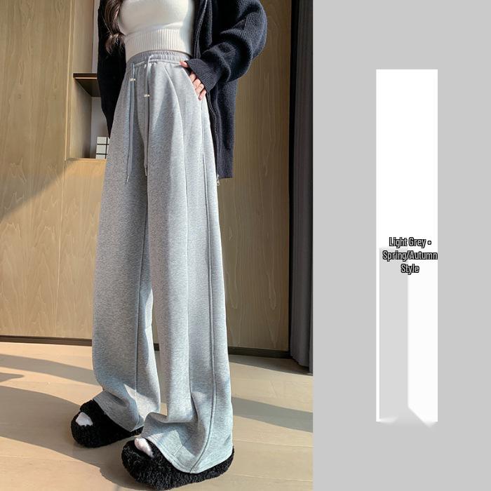 Autumn-Winter 2025 Lambswool Maternity Sweatpants: Plus Velvet Thickened, Straight, Narrow, Wide Leg Options L