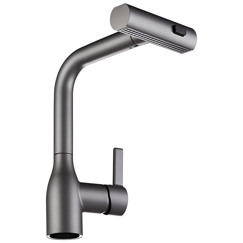 HEGII Pull-Out Swivel Kitchen Faucet with Hot & Cold Water