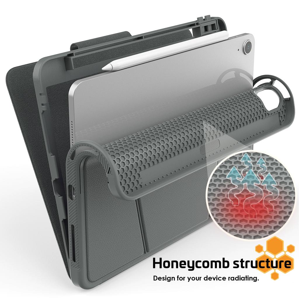 Adjustable Stand Case For iPad Air Pro 11 2025 2024 Air 4 5 10.9 Pro11 2018 2020 2021 2022 With 3-Layer Protect Smart Flip Cover