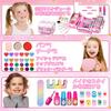 Linbeya Make-up Spielzeug für Kosmetik Make-up Pädagogisches Spielzeug für Grundschüler Prinzessinnen-Aufbewahrung Rollenspiel Alter Geschenk für Schulanfang Abschluss Set,