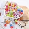 Acrylic AB Crushed Flower Bubble Round Beads for DIY Bracelet Jewelry Making