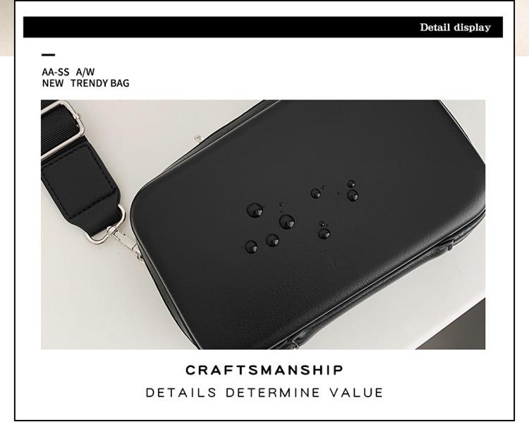 Women's Summer High-End Korean Style Versatile Crossbody Shoulder Bag, Men's Small Square Bag