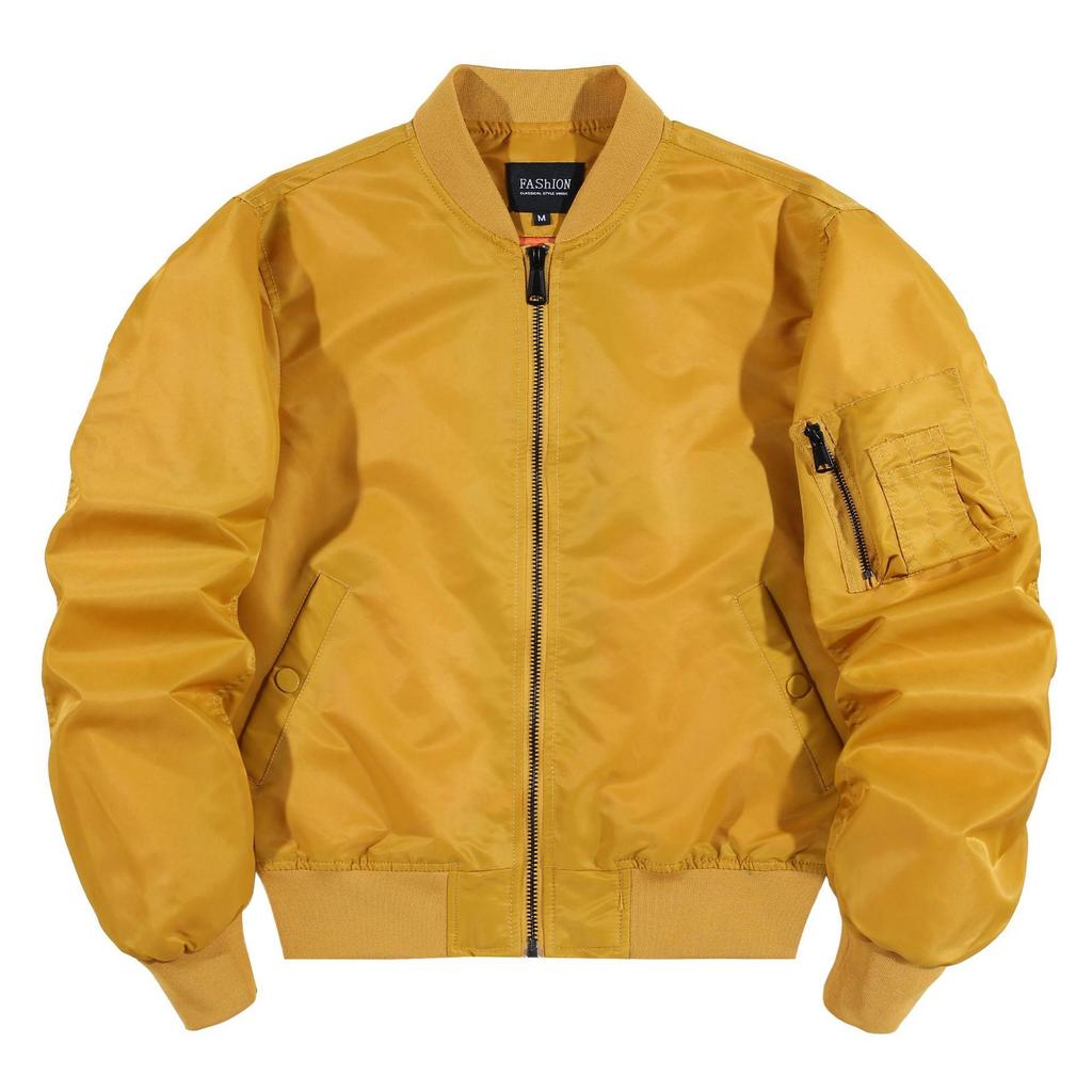 Chaqueta bomber Tough Guy de otoño e invierno, chaqueta de vuelo para hombre