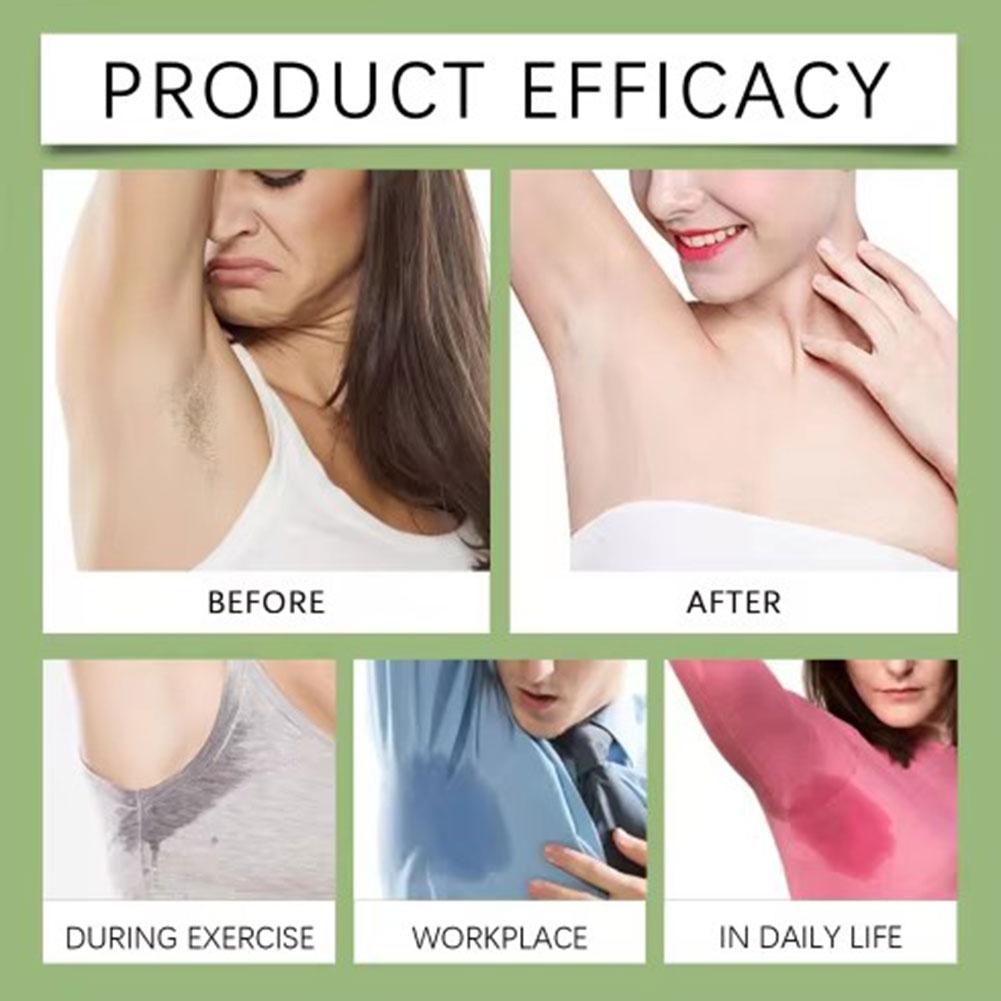 Underarm Odor Cream Deodorant - Body Sweat Control Armpit Bad Smell Removal Lasting Refreshing Sweatproof for Significant Effect