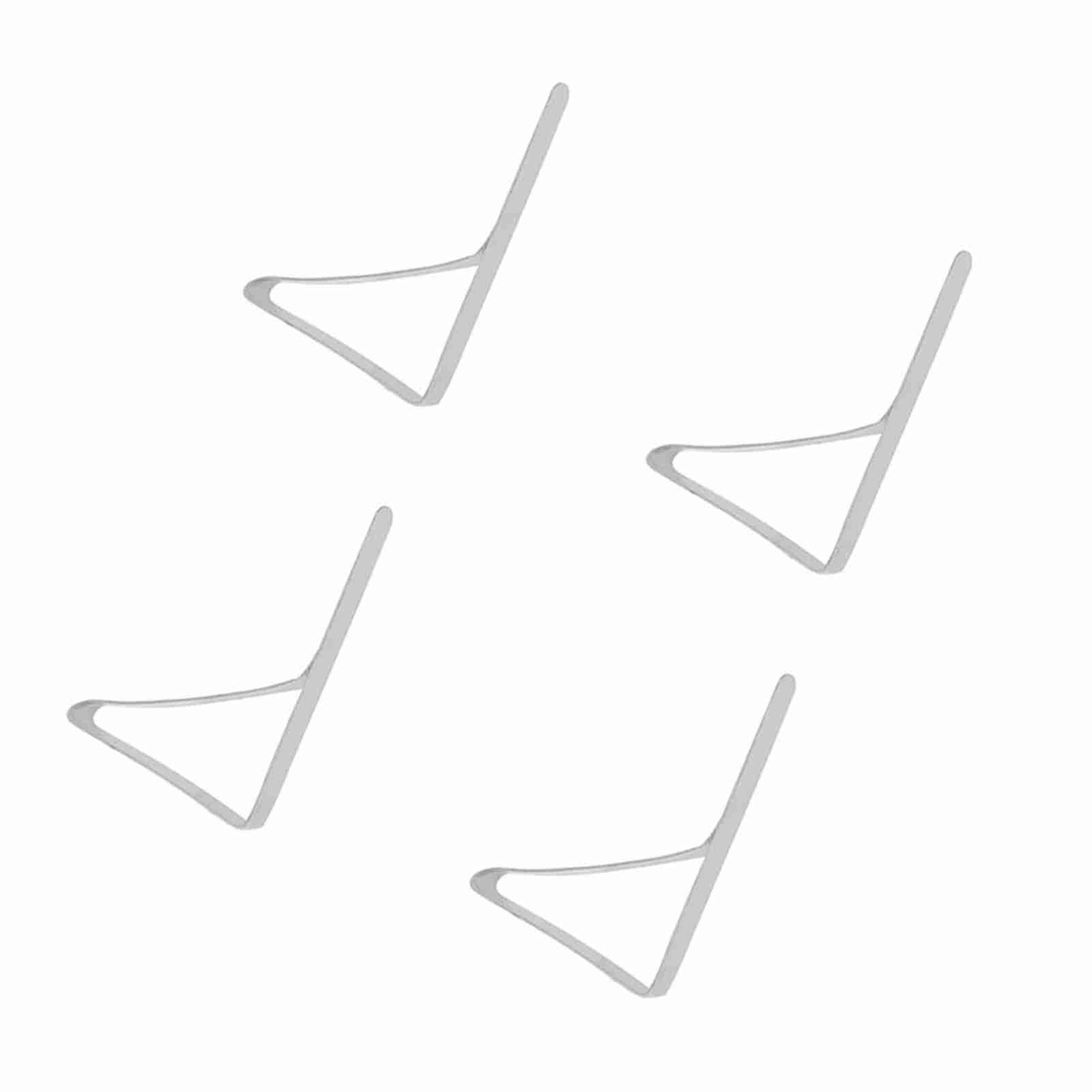 

4pcs Large Table Cloth Cover Clips Stainless Steel Anti Slip Tablecloth Holder Clamps 10.5*7cm